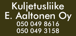 Kuljetusliike E. Aaltonen Oy logo